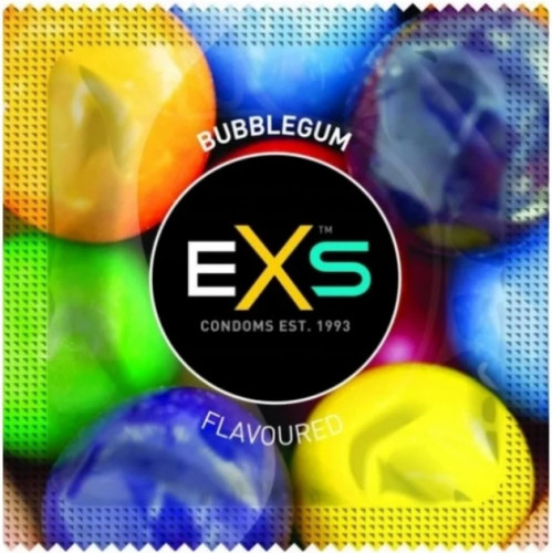 Презервативи EXS Bubblegum зі смаком та запахом жуйки 6 шт