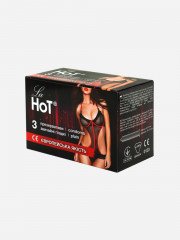Презервативи гладкі без запаху латексні високоякісні La Hot, 72 штуки (24 пачки по 3 шт.)