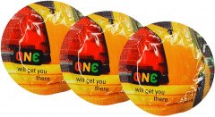 Презервативи One Color Sensation Will Get You There Жовті 3 шт
