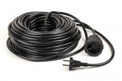 Удлинитель PowerPlant 30 м, 2x1.0мм2, 8А (JY-3021/30)