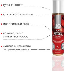 Лубрикант System JO H20 Strawberry Kisses зі смаком полуниці 30 мл
