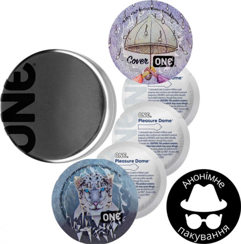 Презервативи One Pleasure Dome з розширеною головкою 5 шт у кейсі