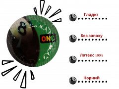 Презервативи One In The Comer Pock Sensations Чорні 5 шт в кейсі