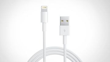Кабель PowerPlant USB - Lightning (iPhone 5, 5S, 6), 1m