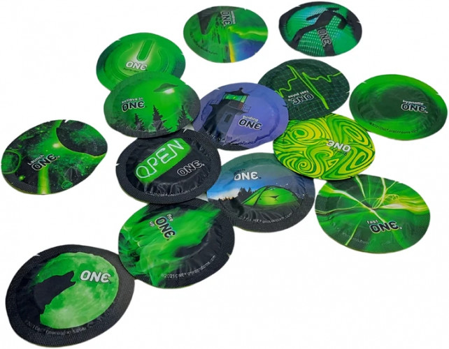 Презерватив One Glowing Pleasure Світиться у темряві 1 шт