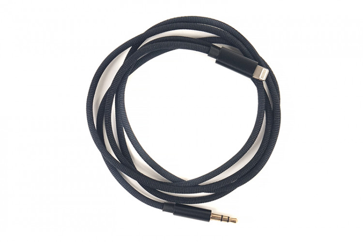 Аудио-переходник PowerPlant Lightning - AUX (M)