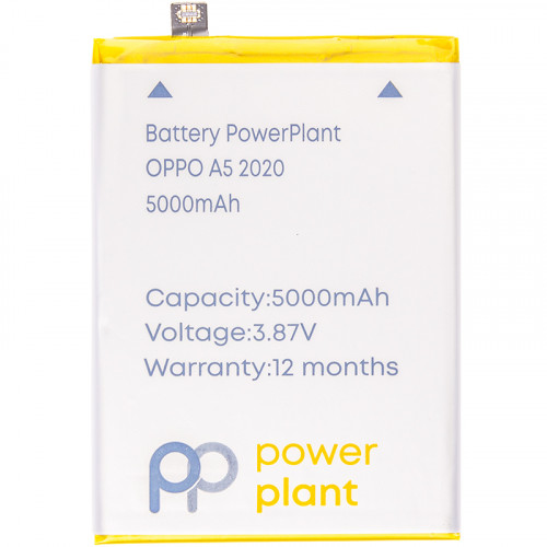 Аккумулятор PowerPlant OPPO A5 2020 (BLP673) 5000mAh