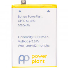 Аккумулятор PowerPlant OPPO A5 2020 (BLP673) 5000mAh