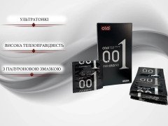 Набір презервативів OLO Blue Elephant 10 шт + Пролонгуючі 10 шт + Ультратонкі 10 шт + Red Збуджуючі 10 шт + 0.01 з крапками 10 шт