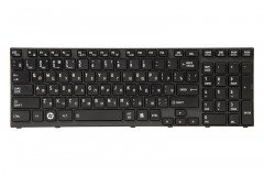 Клавиатура для ноутбука TOSHIBA Satellite A660, A665 черный, черный фрейм