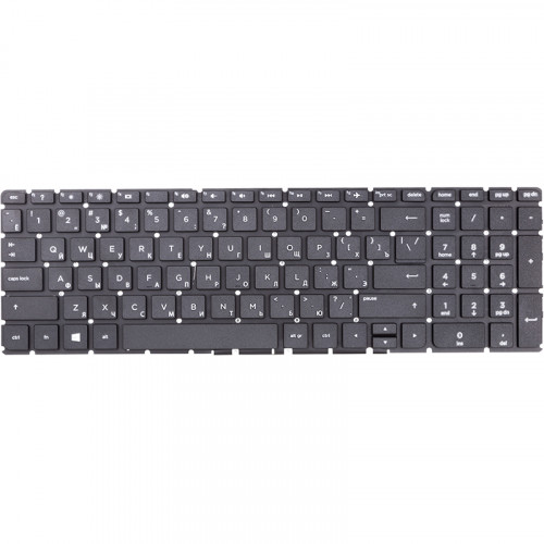 Клавиатура для ноутбука HP 250 G4, 255 G4, 256 G4 черный, черный фрейм