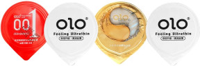 Набір презервативів OLO 0.01 Perfect enjoyment 35 шт Ультратонкі