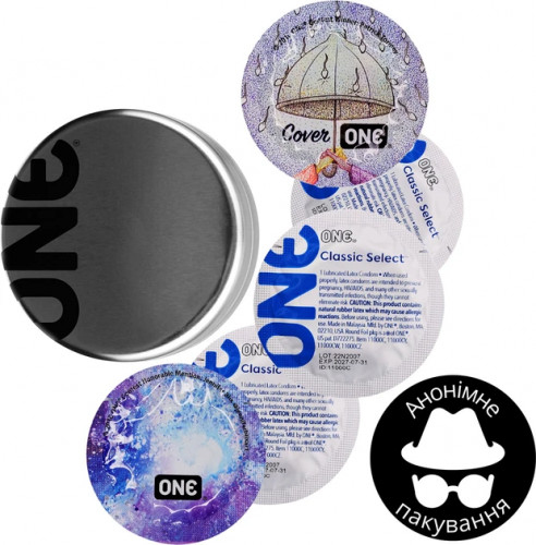 Презервативи One Classic Select 5 шт у кейсі