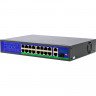 PoE коммутатор 16ch 100Mbps+2+1G uplink