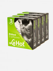 Презервативи латексні з ароматом м'яти в La Hot мікс 12 шт (4 пачки по 3 шт.)