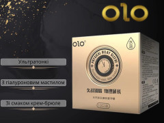 Набір презервативів OLO Physical Delay Sleeve 10 штук + 0.01 Zero Ультратонкі 10 шт