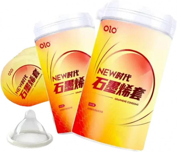 Презервативи OLO з гіалуроновою кислотою і графеном 10 шт