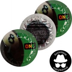 Презервативи One In The Comer Pock Sensations Чорні 3 шт