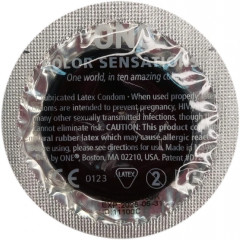 Презервативи One In The Comer Pock Sensations Чорні 3 шт