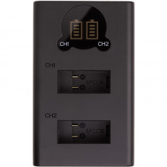 Зарядное устройство с дисплеем PowerPlant GoPro SPCC1B для двух аккумуляторов