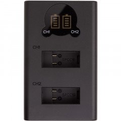 Зарядное устройство с дисплеем PowerPlant GoPro SPCC1B для двух аккумуляторов