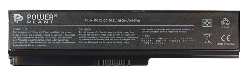 Аккумулятор PowerPlant для ноутбуков TOSHIBA Satellite L750 (PA3819U-1BRS) 10.8V 8800mAh