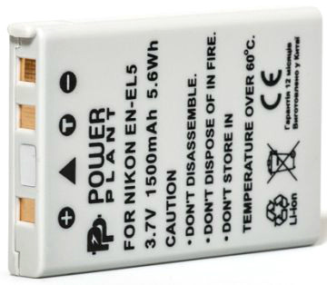 Аккумулятор PowerPlant Nikon EN-EL5 1500mAh