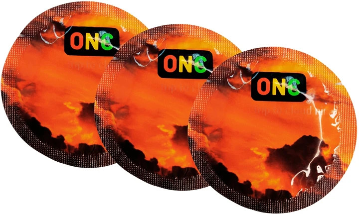 Презервативи One Trip To Cloud Nine Color Sensations Помаранчеві 3 шт