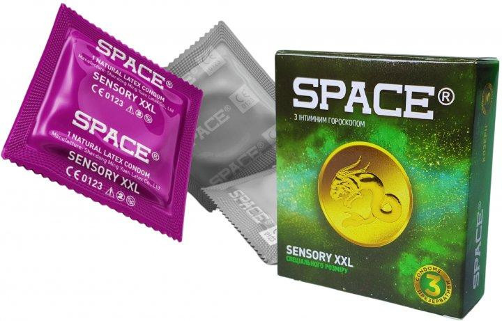 Презервативи Space Sensory XXL Гороскоп 12 упаковок по 3 шт