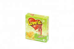 Презервативи Love is... Classic з ароматом дині 3 штуки