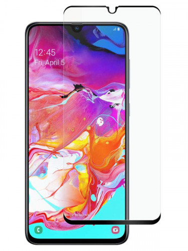 Защитное стекло Full screen PowerPlant для Samsung Galaxy A70, Galaxy A70s, Black
