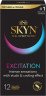 Презервативи Skyn Excitation з рельєфом і охолоджувальним ефектом 12 шт