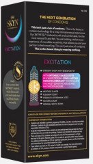 Презервативи Skyn Excitation з рельєфом і охолоджувальним ефектом 12 шт