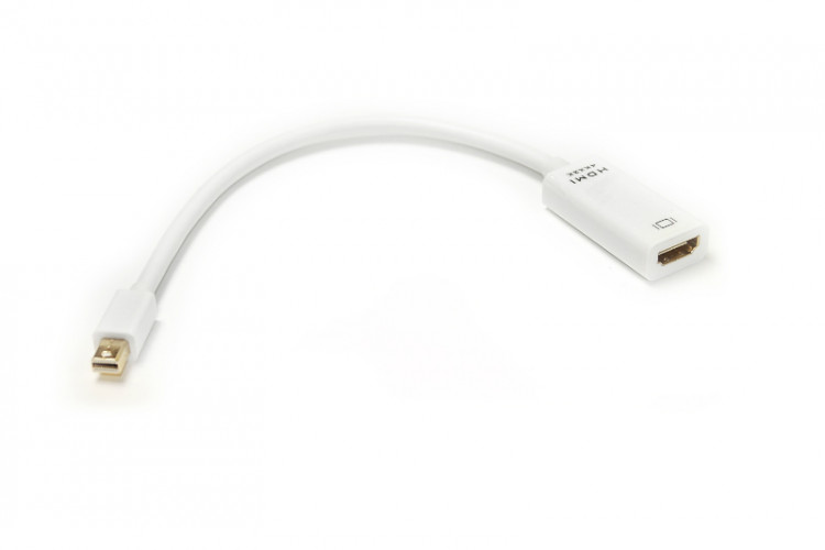 Кабель-переходник PowerPlant HDMI (F) - mini DisplayPort (M), 0.15м, 1.4V, 4K x 2K