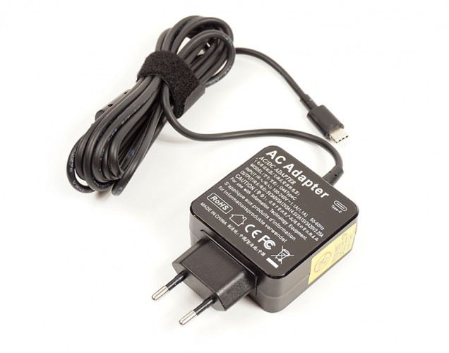 Универсальный блок питания для ноутбуков PowerPlant 220V, 20V 2.25A 45W Type-C
