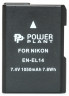 Аккумулятор PowerPlant Nikon EN-EL14 Chip 1050mAh