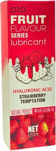 Оральний лубрикант OLO Fruit зі смаком полуниці 120 мл