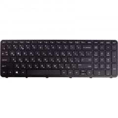 Клавиатура для ноутбука HP 350 G1, 355 G2 черный, черный фрейм