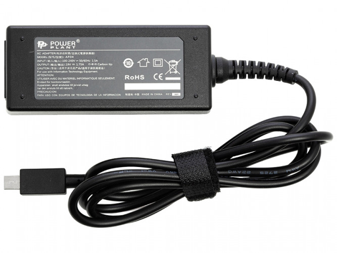 Блок питания для ноутбуков PowerPlant ASUS 220V, 19V 33W 1.75A (mini USB)