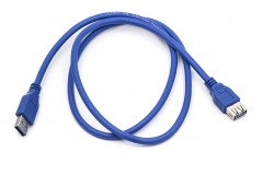 Кабель PowerPlant USB 3.0 AF – AM, 1 м