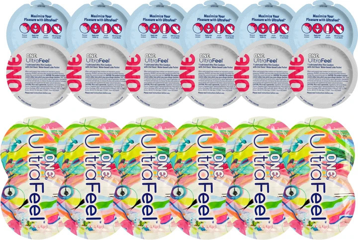 Презервативи One UltraFeel 2 в 1 Ультратонкий з додатковим пакетом мастила 10 шт