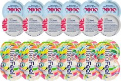 Презервативи One UltraFeel 2 в 1 Ультратонкий з додатковим пакетом мастила 10 шт