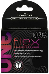Презервативи One Flex Графенові ультратонкі 3 шт