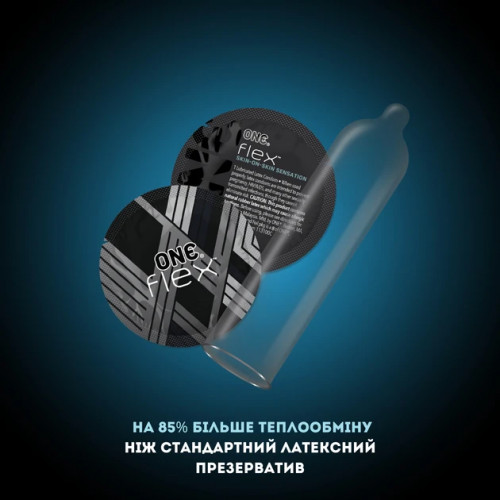 Презервативи One Flex Графенові ультратонкі 3 шт