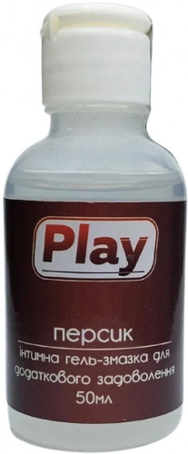 Лубрикант Play зі смаком та ароматом Персика 50 мл