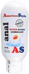 Набір лубрикантів на водно-силіконовій основі American Style Полуниця 115 мл + Анальний 115 мл