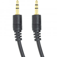 Аудио кабель Аудіо кабель PowerPlant 3.5 mm M-M 1m