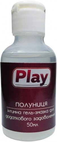 Лубрикант Play зі смаком та ароматом Полуниці 50 мл