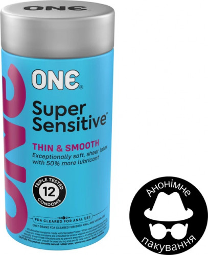 Презервативи One Super Sensitive 12 шт