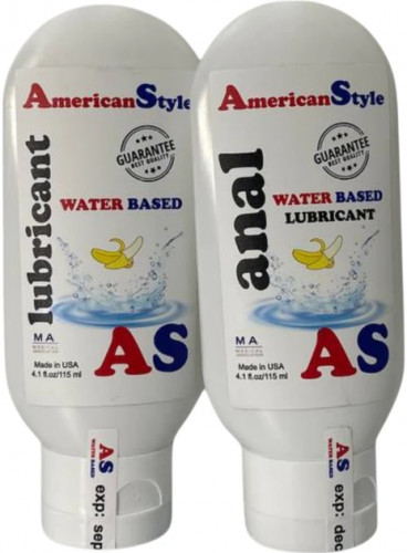Набір лубрикантів на водно-силіконовій основі American Style Банан 115 мл + Анальний 115 мл